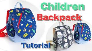 How to make a Toddler BackpackKids Back bag tutorial [upl. by Verras231]