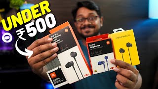 BEST Earphone Under ₹500 ⚡ JBL C50HI vs RealMe Buds 2 Neo vs Xiaomi Earphones vs Redmi Earphones [upl. by Haywood]