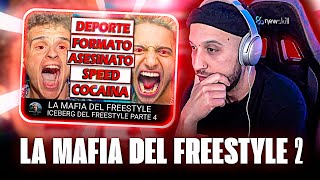 LA MAFIA DEL FREESTYLE 2  PIEZAS REACCIONA AL ICEBERG 4 DEL HUMOR DEL FREESTYLE [upl. by Huppert914]