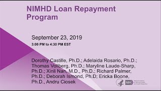 2019 Loan Repayment Technical Webinar [upl. by Chaddie]