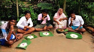 Delicious Chicken Liver Paturi amp Fry in Banana Leaf Recipe Village Style [upl. by Anyrtak152]