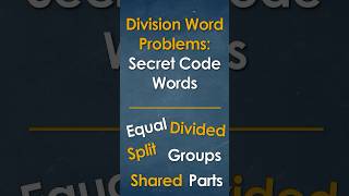 How to Identify Division Word Problems [upl. by Vlad]