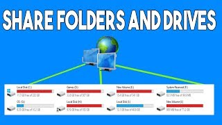 How To Share FilesFoldersDrives Over A Home WiFi Network  Windows 10 [upl. by Gisella950]