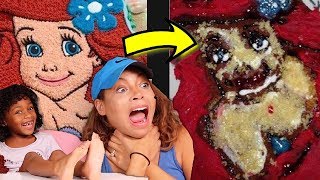 Edible Hacks  Weird Little Mermaid Cakes [upl. by Lamee]