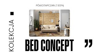 Sofa i Półkotapczan w Jednym  BED CONCEPT Lenart  Bromarktpl [upl. by Ahsienek]