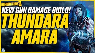 GUN DAMAGE AMARA IS BACK 100M Phasecast Solo All Content  Thundara Amara Build Borderlands 3 [upl. by Maroj]