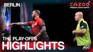 ONE DART FOR THE TITLE Highlights  2022 Cazoo Premier League PlayOffs [upl. by Kennet]