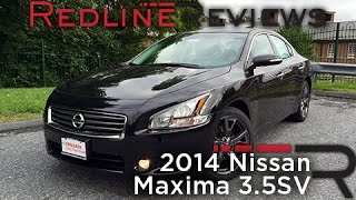 2014 Nissan Maxima 35SV Review Walkaround Exhaust amp Test Drive [upl. by Dranoel]