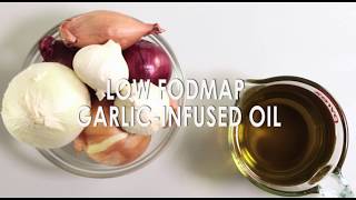 Low FODMAP Certified Garlic Infused OIl Recipe [upl. by Nilson]