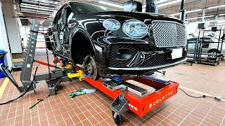 Bentley Bentayga on Celette XL bench with Universal Fixtures System Cameleon [upl. by Arbba]