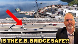 Eastbound Washington Bridge Inspection and InSAR Results [upl. by Boccaj]