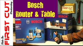 Bosch 1617EVSPK amp RA1181 [upl. by Nessa]