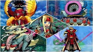 Etrian Odyssey 3 HD All Bosses and Endings [upl. by Snapp]