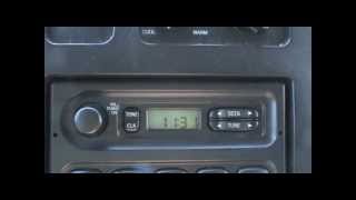 How to Set the Clock on a Basic Ford Radio [upl. by Aicekat]