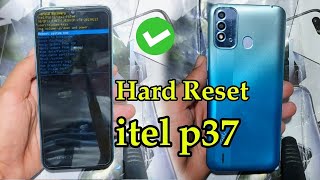 Hard Reset itel P37 ✅ [upl. by Aluap]