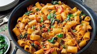 This is based off my most popular recipe on YouTube  Tuscan Chicken Pasta [upl. by Verbenia117]