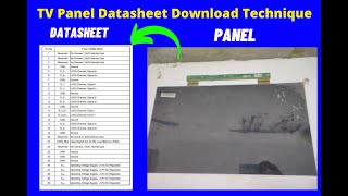 How to download LCD LED panel Datasheet [upl. by Errick]