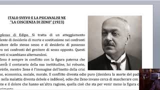 La coscienza di Zeno e Freud Italo Svevo [upl. by Anstice]