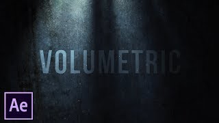 After Effects Tutorial Volumetric Light and Dust No Plugins [upl. by Aronas285]