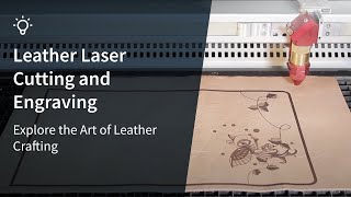 Leather Laser Cutting and Engraving  Trotec Laser Engraving [upl. by Ahsienel230]