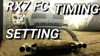 MAZDA RX7 FC3S TIMING SETTING  PART 4   Project Initial D Indonesia by Pengepul Mobil [upl. by Olsewski407]