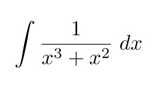 Integral of 1x3x2 partial fraction decomposition [upl. by Urbano368]