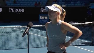 Caroline Wozniacki vs Daria Gavrilova  2018 Mutua Madrid Open First Round  WTA Highlights [upl. by Burrton326]