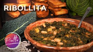 RIBOLLITA TOSCANA  Autentica e Ruspante  Zuppa Toscana con Cavolo Nero [upl. by Hemingway]