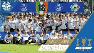 Inter celebrating the 18th Scudetto  Serie A TIM 200910 [upl. by Patnode]