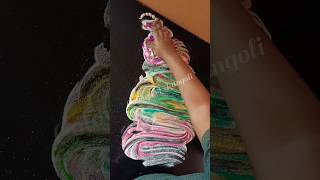 reverse rangoli coloursofrangoli rangoli viralvideo shortvideo [upl. by Sofko838]