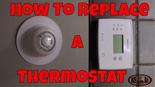 How To Replace Your old thermostat [upl. by Issy]