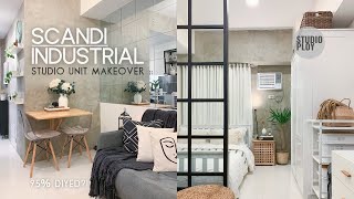 Studio Unit Makeover 24 SqM  258 SqFt  ScandinavianIndustrial Inspired  Part 1 [upl. by Laval287]