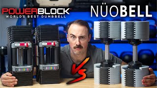 Powerblock vs NÜOBELL Adjustable Dumbbells  The Quick Change Choice [upl. by Eittah]