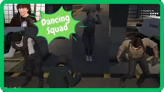 The Dancing Squad of Gruppe 6  GTA RP [upl. by Euqilegna]