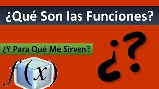 ¿Qué son y Para Qué Sirven Las Funciones [upl. by Bohner885]