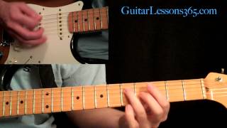 Rock This Town Guitar Lesson Pt1  Stray Cats  Intro amp Verse [upl. by Eatnad]