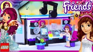 Lego Friends Pop Star Recording Studio Build Review Silly Play  Kids Toys [upl. by Naihtniroc67]