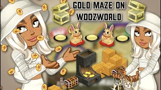 Woozworld Gold Maze On Woozworld [upl. by Ahtoelc]