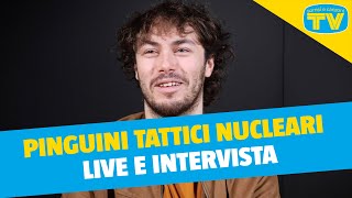 Pinguini Tattici Nucleari  Live e intervista [upl. by Albright]