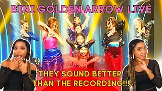 BINI Golden Arrow ASAP NATIN TO Performance  LATINAS TWINS REACTION  Minyeo TV 🇩🇴 [upl. by Ballard596]