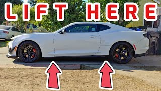 6th Gen Camaro ZL1 1LE Lift Points  Jack Points ZL1 Add Ons [upl. by Jdavie]