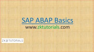 28 sap abap syntax learning open SQL select query [upl. by Macnair93]