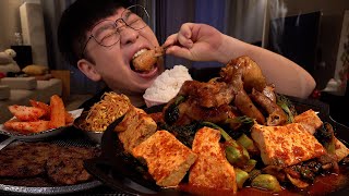 ASMR Mukbang 먹방창배 냉장고볶음탕이라고 들어와서 봐야 이해가는 메뉴 대박 레전드 Dak bokkeum tang Legend kfood eatingshow realsoun [upl. by Alraep]