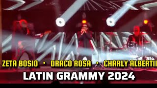 Draco Rosa ft Charly Alberti y Zeta Bosio  En Remolinos  Latin Grammy 2024 [upl. by Mcgill]