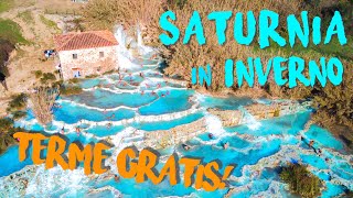 Terme libere di Saturnia – Cascate del mulino in INVERNO – Guida completa [upl. by Naesar404]