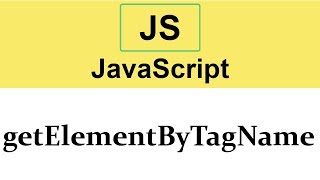 23 getElementByTagName method in JavaScript [upl. by Melliw151]