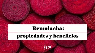 Propiedades de la remolacha [upl. by Einneb]