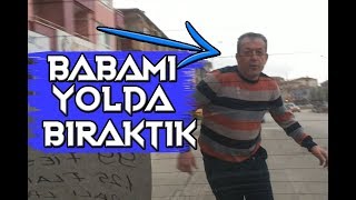 BABAMI ARABA SÜRMEYİ ÖĞRETİRKEN KIŞKIRTTIK   YOLUN ORTASINDA BIRAKTIK [upl. by Droflim]