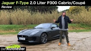 2018 Jaguar FType 20 L P300 Fahrbericht  Sportwagen für Einsteiger  Test  Review  Sound [upl. by Eednarb]