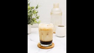 Homemade Iced Brown Sugar Oatmilk Shaken Espresso Latte  shorts Yes Moore Tea [upl. by Sladen527]